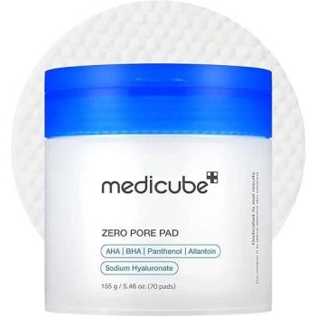 Medicube Zero Pore Pad 2.0 | 70 Sheets | AHA+BHA Pore + Acne Care | Gentle Ex...