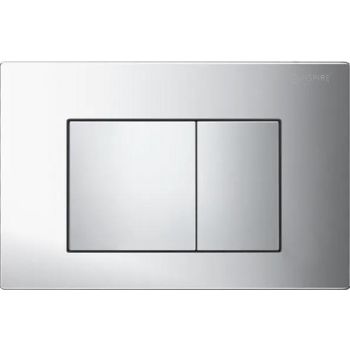 R&T Standard Cisterns Push Plates - Square Chrome