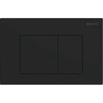 R&T Standard Cisterns Push Plates - Square Matte Black