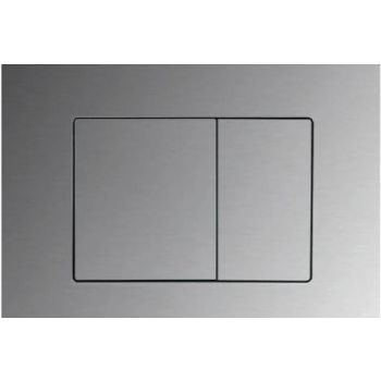 R&T Standard Cisterns Push Plates - Square Brushed Nickel