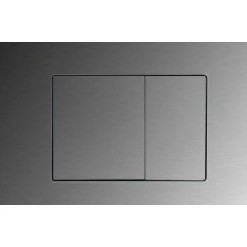 R&T Standard Cisterns Push Plates - Square Gun Metal