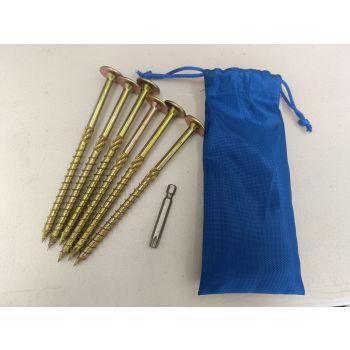 Mat Screw Kit (6 pack with bit)