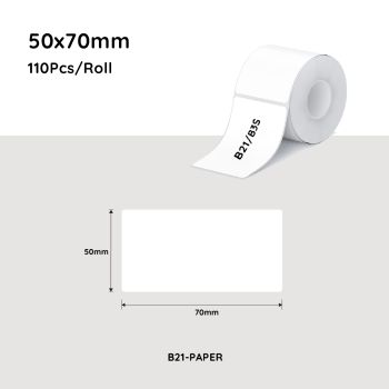 NiiMbot white label paper 50*70mm 110 Pcs For B21/B3S/B1