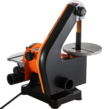 VEVOR Belt Sander 300W Grinder Sander 1 x 30 Inch Electric Belt & Disc Sander 2950 RPM Variable Speed (300W)