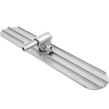 VEVOR Bull Float Magnesium Concrete Float 48 x 8" Round End Concrete Float Tool Cement Tool Bull Concrete Kit Bull Float with 4 Float Handle Bull Float Bracket Concrete Tools Finishing Bull Float