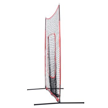 VEVOR 7x7 Baseball Softball Practice Net, Portable Baseball Training Net for Hitting Batting Catching Pitching, Backstop Baseball Equipment Training Aids with Carry Bag and Strike Zone