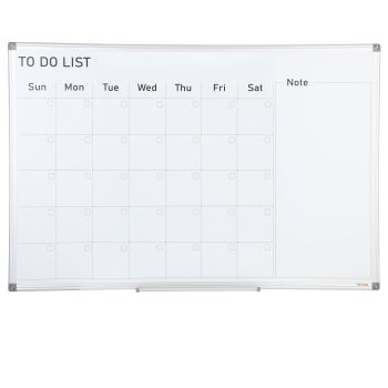 VEVOR Magnetic Whiteboard Dry Erase Board 36" x 24" Wall Mounted for Office