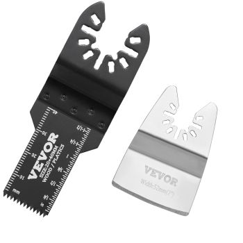 VEVOR 30PCS Multi Tool Blades Kits, Universal Quick Release Oscillating Saw Blades, 8 Types Wood Metal Plastic Oscillating Tool Blades, Fit Dewalt Bosch Milwaukee Hitachi Chicago Craftsman