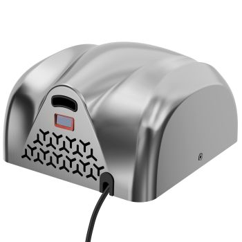VEVOR Heavy Duty Commercial Hand Dryer, 1800W Automatic High Speed Stainless Steel Warm Wind Hand Blower, 220V-240V Plug In/Hardwired Two Power Options, Compliant for Industry Business Restrooms