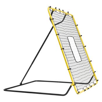VEVOR Baseball And Softball Rebounder Net, 4 x 4.5 Feet PitchBack Baseball Nest for Pitching and Fielding Training, Pitch Return Trainer Rebound Net with Pitching Target, 4 Adjustable Angles