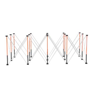 VEVOR Portable Folding Workstand 2455 x 1260 mm Collapsible Work Stand 2724 kg