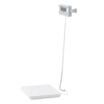 VEVOR Portable Medical Scale, Professional Digital Physician Scale for Weighing - with Anti-slip Platform, 2 Units, Hold & Tare Function, 440LBS Capacity Physician Weight Scale for Gyms Homes Hospital