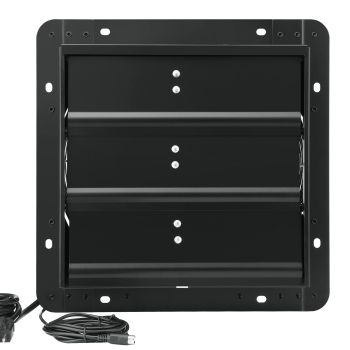 VEVOR Shutter Exhaust Fan, 305 mm /12 inch with Temperature Humidity Controller, EC-motor, 904 CFM, Variable Speed Adjustable Wall Mount Attic Fan, Ventilation and Cooling for Greenhouses, Garages, Sheds