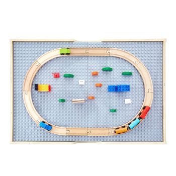 VEVOR Multi-Purpose Activity Play Table 290 Building Bricks & 30 PCS Accessories