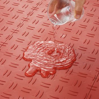 VEVOR Garage Tiles Interlocking 12x12 in 50 Pack Garage Flooring Tiles Red