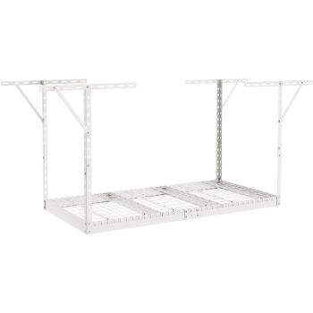 VEVOR Overhead Adjustable Garage Storage Rack 36x72in Ceiling Rack 550lbs White