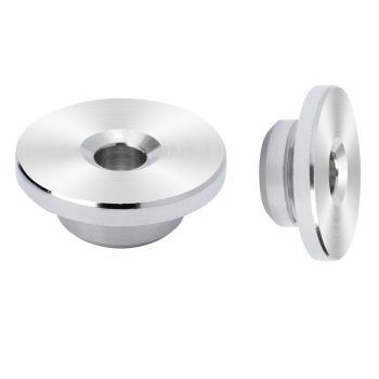 VEVOR 51Pack Cable Railing Kit 3.2mm Wheel Protector Sleeves, Bundle with Black Invisible 3.2mm Swage Tensioner and Terminal, Cable Railing Post Safeguard Covers for 0.41inch Horizontal Hole Post