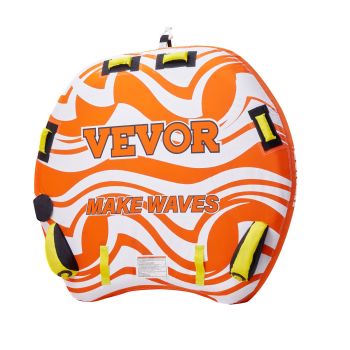 VEVOR Towable Tube for Boating 1-2 Riders Inflatable Boat Tubes and Towables