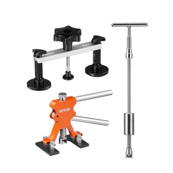 VEVOR 69 PCS Dent Repair Kit, Auto Car Body Paintless Dent Removal Tool Kit, Golden Lifter, Bridge Puller, Slide Hammer Tool Kit for Automobile Body, Washing Machine, Refrigerator