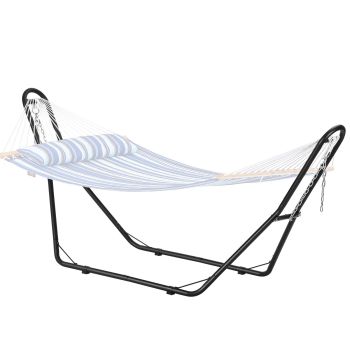 VEVOR Steel Hammock Stand 450lbs Capacity Hammock Frame Fits 6.9-12.8ft Hammocks