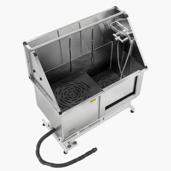 VEVOR 127 cm Electric Dog Grooming Bath Tub Stainless Steel w Water Filter