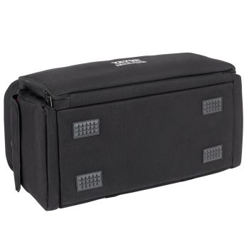 VEVOR DJ Cable File Bag, 1200D Oxford Fabric, DJ Gig Bag with 9 Detachable Divider 4.92 ft Padded Shoulder Strap Plastic Bottom Pad, 600 x 300 x 325 mm DJ Wire Bag for DJ Gear Musical Accessories