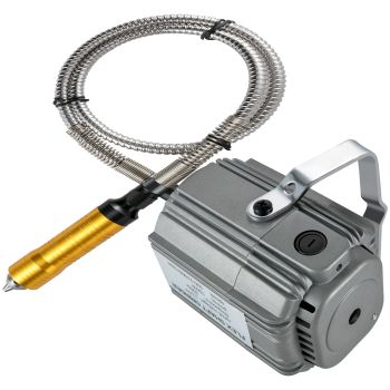 VEVOR Flex Shaft Grinder Rotary Tool 780W 6.5mm Chuck w/ Foot Pedal 45 Accessory