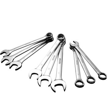 VEVOR Combination Wrench Set 25-Piece Metric 6 mm to 32 mm with Roll-up Pouch