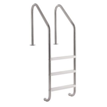 VEVOR Stainless Steel Pool Ladder 3-Step & 2 Handrails for 1219.2-1371.6 mm Pool
