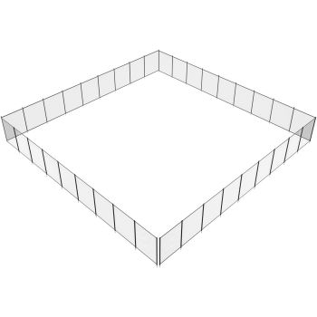 VEVOR Pool Fence 4 x 108 FT Removable Pool Fences for Inground Pools Outdoor