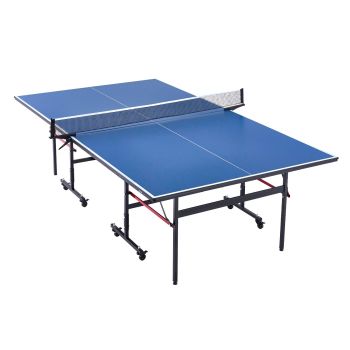 VEVOR Ping Pong Table Foldable Table Tennis Game Table Indoor with Clamp Net