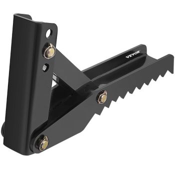 VEVOR Backhoe Excavator Thumb Attachments, 91.44 cm  Adjustable Extreme Weld On Backhoe Thumb Hoe Clamp 1.27 cm Inch Teeth Thick Steel Plate 16MM Assembly Bolt-On Design