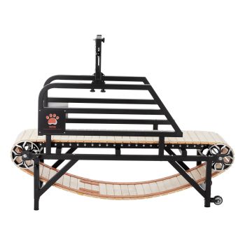VEVOR Dog Treadmill for Medium Dogs, 330lbs Weight Capacity, Dog Running Machine with Adjustable Ramps, 15.5" Runway Dog Pacer Slatmill, Pet Treadmill Exercise Equipment for Indoor & Outdoor Exercise