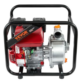 VEVOR Gasoline Engine Water Pump Gas Powered Transfer Pump 50 mm 7HP 4-Stroke
