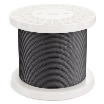 VEVOR T316 Stainless Steel Cable 3.18mm 7x7 Steel Wire Rope 152.4m Cable Railing