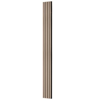 VEVOR Wood Slat Acoustic Panels, 7.9 x 94.5 inch, MDF Accent Wooden Wall Panels for Modern Interior Wall Decor, Faux Wood Wall Board Panels for Noise Reduction, Silver Wood