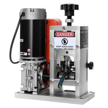 VEVOR Electric Wire Stripping Machine, 1.5-40 mm, 400W Automatic Motorized Cable Stripper, 9.84 IPS (15 m/min) Wire Peeler with Alloy Blades, V-Shaped Rollers, Cooling Fan, for Scrap Copper Recycling