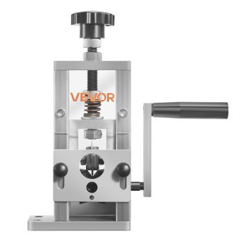 VEVOR Manual Wire Stripping Machine, 1.5-25 mm, Copper Stripper with Hand Crank or Drill Powered, 64Mn Quenched Blades, 45# Steel Rollers, Aluminum Alloy Frame Wire Peeler, for Scrap Copper Recycling