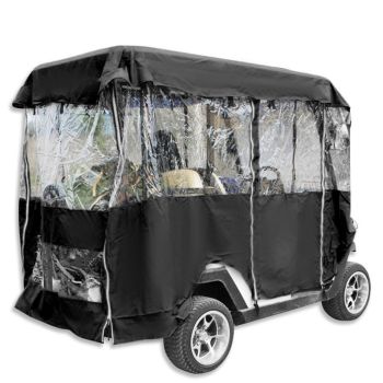 VEVOR 4 Passenger Golf Cart Cover Driving Enclosure Waterproof Roll-up Door