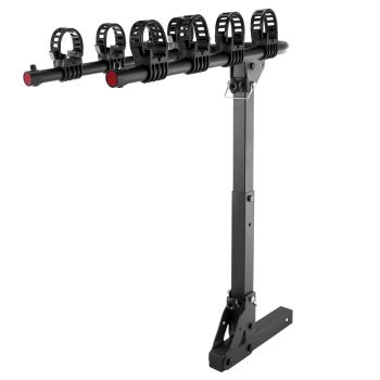 VEVOR 4 Bike Rack Hitch Mount Folding Swing Down Bicycle Carrier Car Truck SUV 150 lbs
