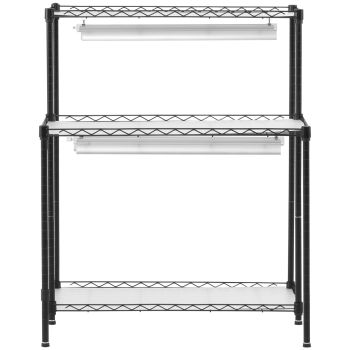 VEVOR DIY Plant Stand with Grow Lights 6 Tiers 192W 70.9" Tall Plant Grow Shelf