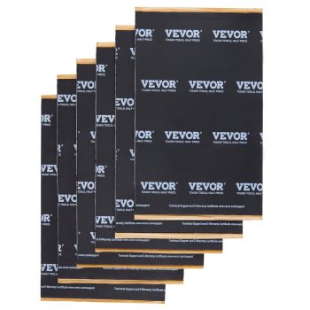 VEVOR Car Sound Deadening Mat, 200 mil 2.3sq.m Car Sound Dampening Material, Butyl Automotive Sound Deadener, Noise Insulation and Vibration Dampening Material for Car