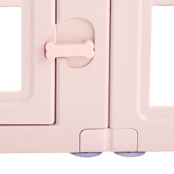 VEVOR Dog Whelping Box, 1.54x1x0.6 m Plastic Dog Whelping Pen for Medium Sized Dogs, Waterproof Transparent  Puppy Playpen with Windows & Door Lock, Easy to Clean, Durable Indoor Pet Dogs Cats Birth Kit