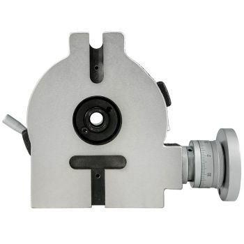 VEVOR Rotary Table 6inch(150mm) Horizontal Vertical Milling Table 2/5inch(10mm) 4-Slot Milling Rotary Table MT-2 Rotary Table for Milling with Indexing Plate Set for Precision Milling Drilling