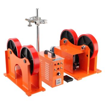 VEVOR Turning Rolls Linkage Roller, 1000KG/2205LBS Loading Welding Turning Roll, 25-1400mm Diameter, 80-1600 mm/min Rotary Welding Positioner & Welding Torch Stand for Welding Equipment Support