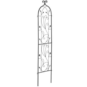 VEVOR Metal Garden Trellis for Climbing Plant Support 60 x 15 in Rustproof