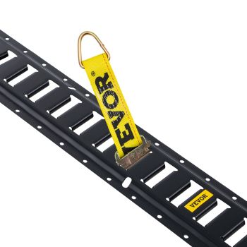 VEVOR E Track Tie Down Rail Kit 30PCs 1.52m E Track Rails Enclosed Cargo Trailer