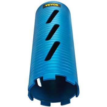 VEVOR Core Drill Diamond Dry Coring Bit 4" with Pilot Bit for Hard Concrete