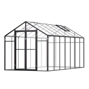 VEVOR Polycarbonate Greenhouse 8 x 14 Ft Outdoor Walk-in Greenhouse for Garden