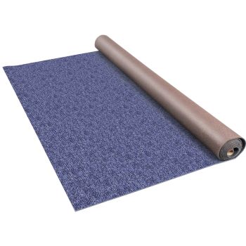 VEVOR Deep Blue Marine Carpet 6 ft x 29.5 ft Marine Carpeting Marine Grade Carpet for Boats with Waterproof Back Outdoor Rug for Patio Porch Deck Garage Outdoor Area Rug Runner Non-Slide Porch Rug, 1.8x9m